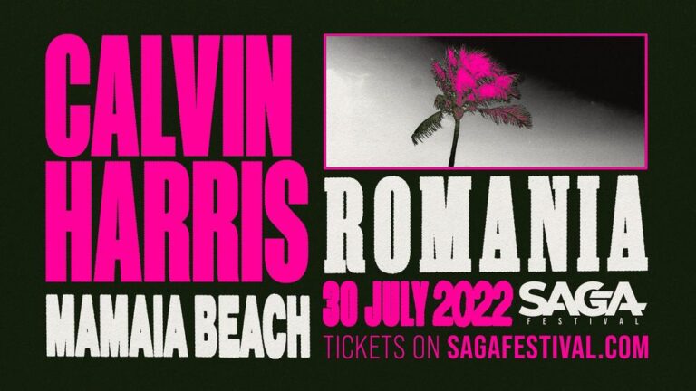 SAGA Festival -Calvin Harris - in România! 30 iulie, SAGA Beach Mamaia