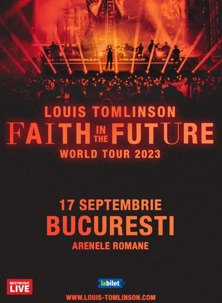 Louis Tomlinson fostul membru One Direction in concert la Bucuresti