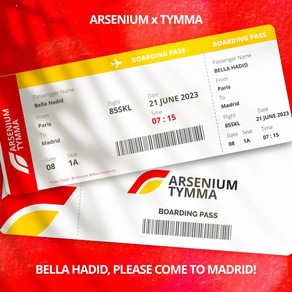 Arsenium și Tymma x Bella Hadid (Come to Madrid)