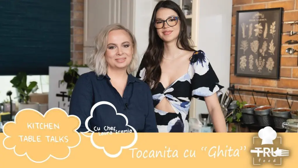 Cleopatra Stratan primul invitat al seriei online Kitchen Table Talks cu Chef Laura Eremia