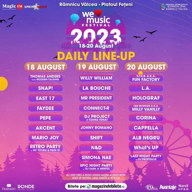 program welovemusic festival